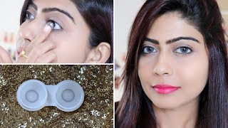 How to wear Contact Lens with Tips Easy way  Rinkal Soni [upl. by Flo]