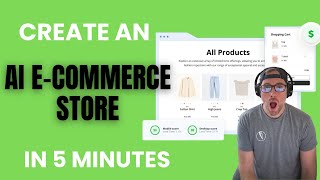 Launch an ECommerce Store with AI in 5 Minutes [upl. by Aekan]