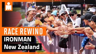 2024 IRONMAN New Zealand  Race Rewind [upl. by Aerdnuahs]