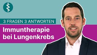 Immuntherapie bei Lungenkrebs 3 Fragen 3 Antworten  Asklepios [upl. by Sinaj272]