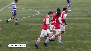 OLIVEO JO171  Rotterdam United JO171 hoofdklasse jeugdvoetbal [upl. by Alleuqram302]