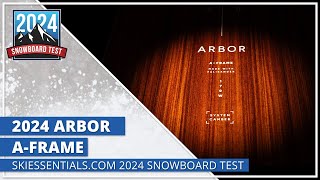 2024 Arbor AFrame  SkiEssentialscom Snowboard Test [upl. by Sikko325]