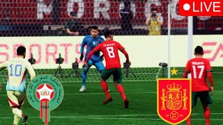 MOROCCO vs SPAIN 10 Match 2024 Goals amp Highlights FC 24 [upl. by Macintosh624]