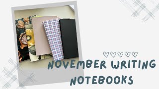 November Writing Notebooks [upl. by Flanders]