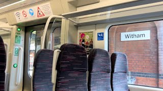 Waiting to depart Witham  departing Witham to Braintree Freeport  17082024 [upl. by Kora]