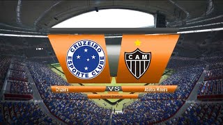 CRUZEIRO X ATLÉTICO MINEIRO POTATO PATCH V135 BLUS PLACAR GLOBO LARANJA  NARRAÇÃO LUIS ROBERTO [upl. by Nicko]