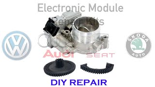 How To Repair Throttle Body Repair Kit Audi VW Seat Skoda  eBay Link Included OBD Code P0638 [upl. by Omissam]