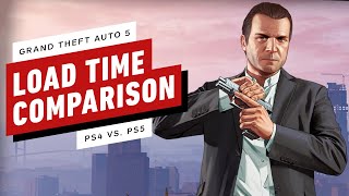 GTA 5 Load Times Comparison PS4 vs PS5 [upl. by Eva]