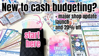 EVERYTHING YOU NEED TO KNOW ABOUT CASH BUDGET amp HOW TO USE BINDERS  SHOP UPDATES 20 OFF ampFREEBIES [upl. by Snashall]