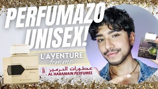 LAventure Femme 🏹⚜️ de Al Haramain  Un gran perfume unisex ♂️♀️ Reseña Eau de Todo [upl. by Nauwaj]