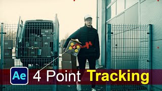 After Effects How to Use 4 Point Tracker in after effect with New Technique in  Hindi  2021 [upl. by Hcelemile]