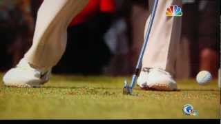 Tiger Woods 2Iron Stinger  SloMo 68000 fps 2012 US Open The Olympic Club [upl. by Jaehne]