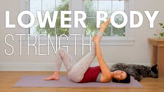 Lower Body Strength  30 Minute Yoga Practice [upl. by Ahterahs334]