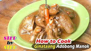 Ginataang Adobong Manok [upl. by Ahseniuq]