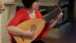 S L Weiss  Fantasie in c minor  Evangelina Mascardi baroque lute [upl. by Latyrc]