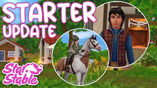 NEW AREA JUSTIN MAKEOVER amp STARTER UPDATE  Star Stable [upl. by Donnie]