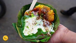 Jammu Famous Dharampalji Ke Aloo Tikki Creamy Dahi Bhalle With Special Timru Chutney Rs 30 Only [upl. by Nnahgem]