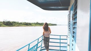 Auf dem Frachtschiff nach Iquitos • Peru • Weltreise Vlog 029 [upl. by Atinal]