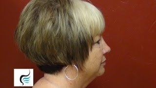 Short Stacked Wispy Womens Hairstyle [upl. by Colyer954]