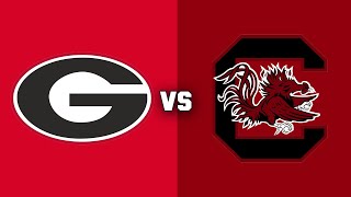 3 Georgia vs 24 South Carolina  2018 CFB Highlights [upl. by Ehrenberg]