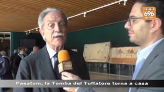 OttoPer Paestum la Tomba del Tuffatore torna a casa [upl. by Ibor]