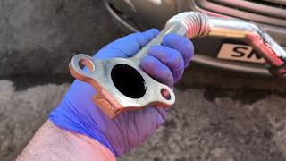 Toyota Avensis 2007 D4D  EGR clogged up [upl. by Orbadiah]