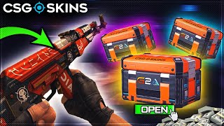 CSGOSKINS 9999 CASE BATTLE Csgoskins Promo Code 2024 [upl. by Lledualc]