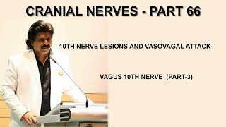 CRANIAL NERVES  PART 6610TH NERVE LESIONS AND VASOVAGAL ATTACKVAGUS 10TH NERVE PART3 [upl. by Norok840]