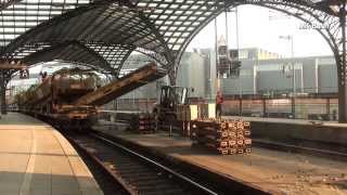 Gleisbau Doku in Köln auf der Hohenzollernbrücke und im HBF [upl. by Lewendal]