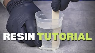 How to use Epoxy Resin For Beginners Resin Tutorial  RESIN ART [upl. by Enirod]