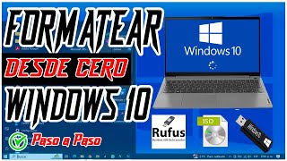 COMO FORMATEAR UNA PC O LAPTOP CON WINDOWS 10 PASO A PASO  ASUS X541UAK  RAPIDO Y SEGURO [upl. by Riki]