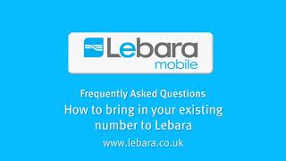 Lebara PAC code  How to switch to Lebara Mobile amp keep my number [upl. by Ecnarf]