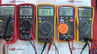 Review Mid Range  Priced Multimeter Shootout  Buyers Guide [upl. by Losyram]