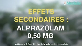 Alprazolam 050mg  les effets secondaires [upl. by Diskin]