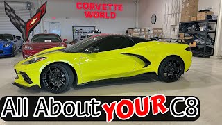 C8 Corvette  New Owners Guide With Robert From Corvette World All About Your C8 [upl. by Rutherford613]