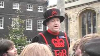 Yeoman Warder At Tower Of London Part IV of Four [upl. by Sunshine]