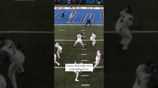 The Lions use camouflage to get interceptions shorts nfl lions [upl. by Adnolehs204]