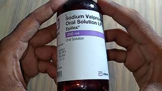 epilex oral solution  epilex syrup composition sodium valproate oral solution [upl. by Salema]