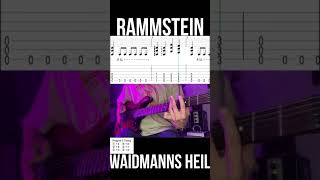 RammsteinWaidmanns Heil rammstein guitar music guitarplayer [upl. by Nadabus]