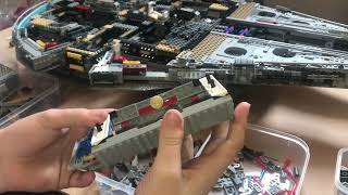 Lego Star Wars Millennium Falcon Set 75192 Build Part 100 24 [upl. by Tonneson]