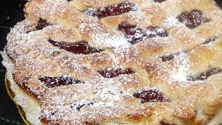 Video ricetta crostata morbida senza riposo con confettura di ciliegie  Ricette di MarGi [upl. by Danella975]