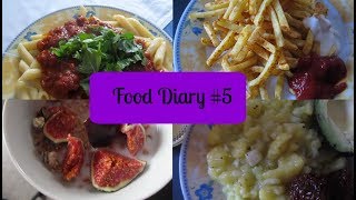 FOOD DIARY 5 getrocknete TOMATEN POMMES Bolognese VEGAN [upl. by Tonry344]