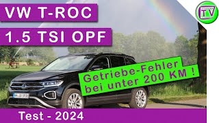 VW TROC 15 TSI OPF DSG Test Fahrbericht Review 2024 [upl. by Chainey]