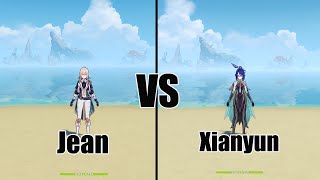 THE BEST Healer  Xianyun VS Jean  Genshin impact [upl. by Litt]