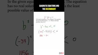 Dont get confused with this Discriminant Question satmath satmathprep [upl. by Adyeren]