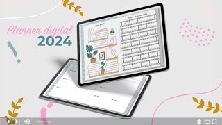 Planner Digital 2024 [upl. by Aroz]