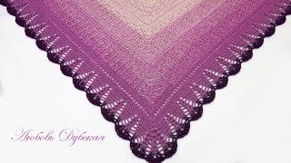 ВЯЗАНИЕ  БАКТУС КРЮЧКОМ  МАСТЕР КЛАСС  Crochet shawl Master class [upl. by Rizika]