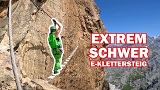 Extremer Hans Kammerlander Klettersteig Schwierigkeit E [upl. by Micro]