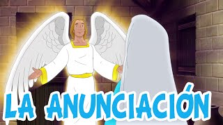 La Anunciación El ángel Gabriel se aparece a María  Hermano Zeferino 07 clip [upl. by Airemahs]