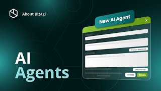 Bizagi AI Agents Bring the power of GenAI to your processes [upl. by Rancell688]